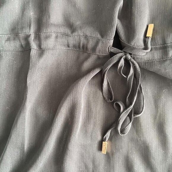 NWOT La Vie En Rose Sheer Black Cover Up - Picture 5 of 6